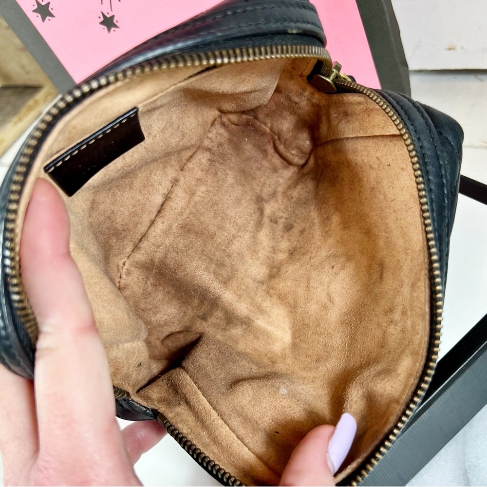 Gucci Calfskin Matelasse GG Marmont Cosmetic Case - Picture 9 of 9